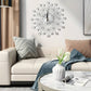 ✨🕰️ 50% Rabatt ⚡ Kreative Strass-Wanduhr – Leise, minimalistisches Luxusstück für Wohnzimmer, Esszimmer und Eingangsbereich! 💎🏡