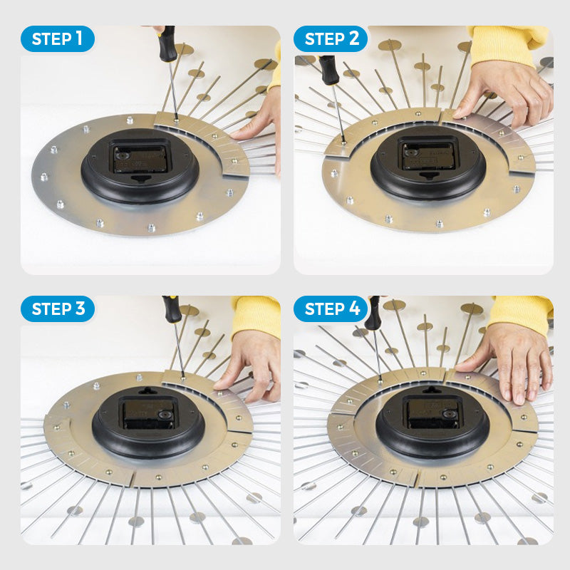 ✨🕰️ 50% Rabatt ⚡ Kreative Strass-Wanduhr – Leise, minimalistisches Luxusstück für Wohnzimmer, Esszimmer und Eingangsbereich! 💎🏡