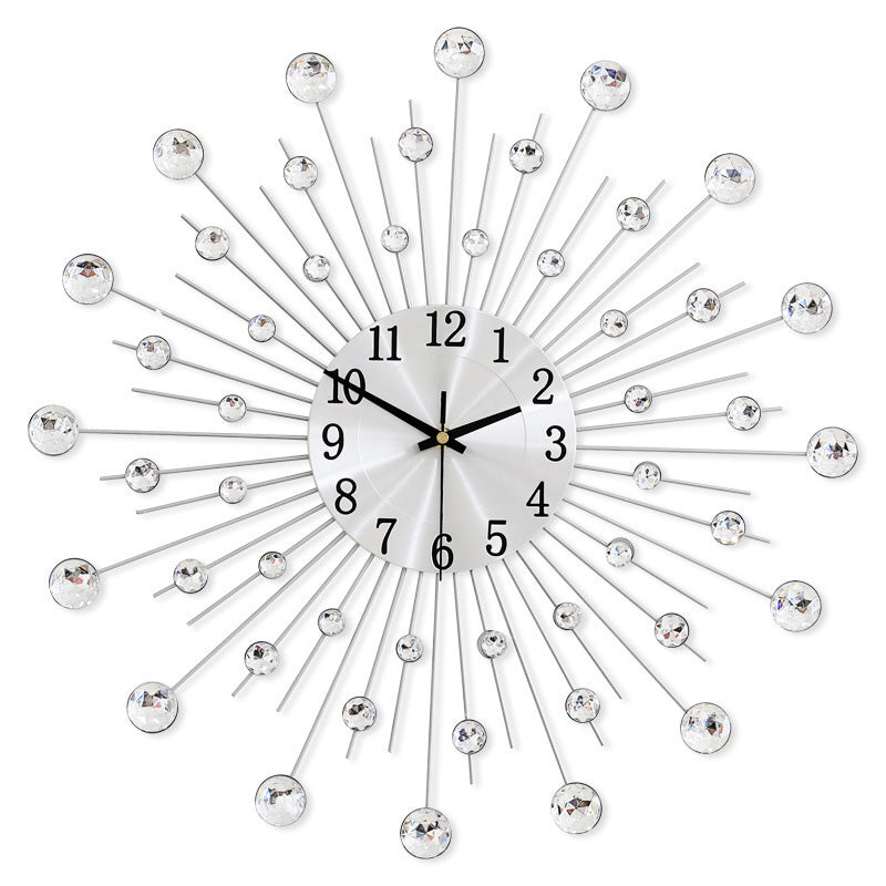 ✨🕰️ 50% Rabatt ⚡ Kreative Strass-Wanduhr – Leise, minimalistisches Luxusstück für Wohnzimmer, Esszimmer und Eingangsbereich! 💎🏡