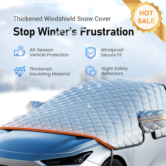 🚗🛡️ Allwetter-Windschutzscheibenabdeckung – Verstärkte Schneeschutzfunktion für jede Wetterlage