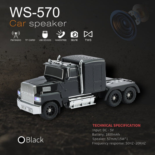 🔥2026 Hot Sale🔥🚛 Retro-LKW-Lautsprecher, der rockt! 15W Bass + TWS-Stereo – stilvoll und leistungsstark 🔊