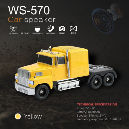 🔥2026 Hot Sale🔥🚛 Retro-LKW-Lautsprecher, der rockt! 15W Bass + TWS-Stereo – stilvoll und leistungsstark 🔊