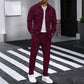 🔥Herren-Set aus Waffel-Button-Down-Jacke und Hose