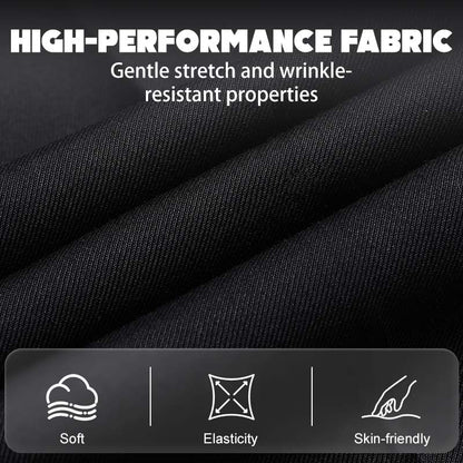 👔👞Herren-Anzughose in klassischer Passform, leicht, lässig, mit Stretchanteil