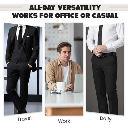 👔👞Herren-Anzughose in klassischer Passform, leicht, lässig, mit Stretchanteil