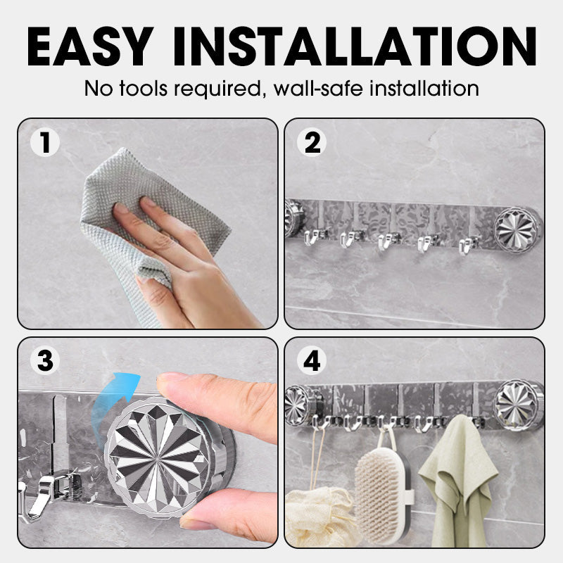 Multifunktionaler stilvoller Wandhaken-Organizer