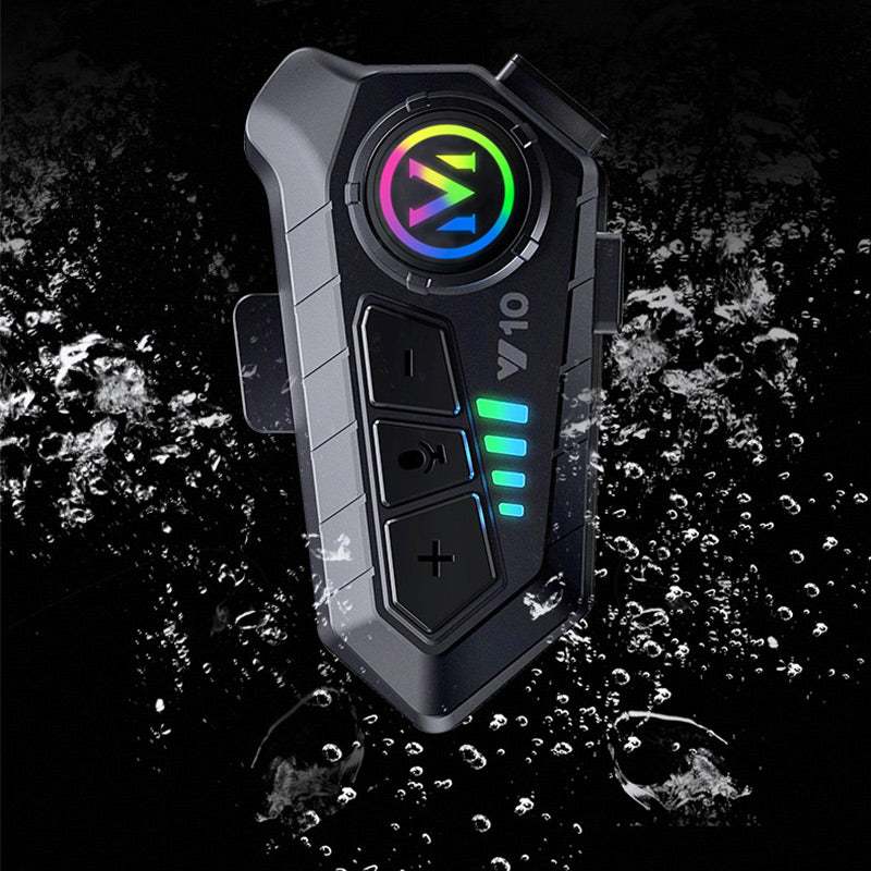 Motorrad-Bluetooth-Headset für Halbschalen- und Vollschalenhelme