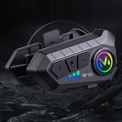 Motorrad-Bluetooth-Headset für Halbschalen- und Vollschalenhelme