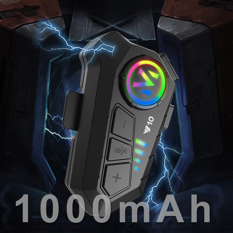 Motorrad-Bluetooth-Headset für Halbschalen- und Vollschalenhelme