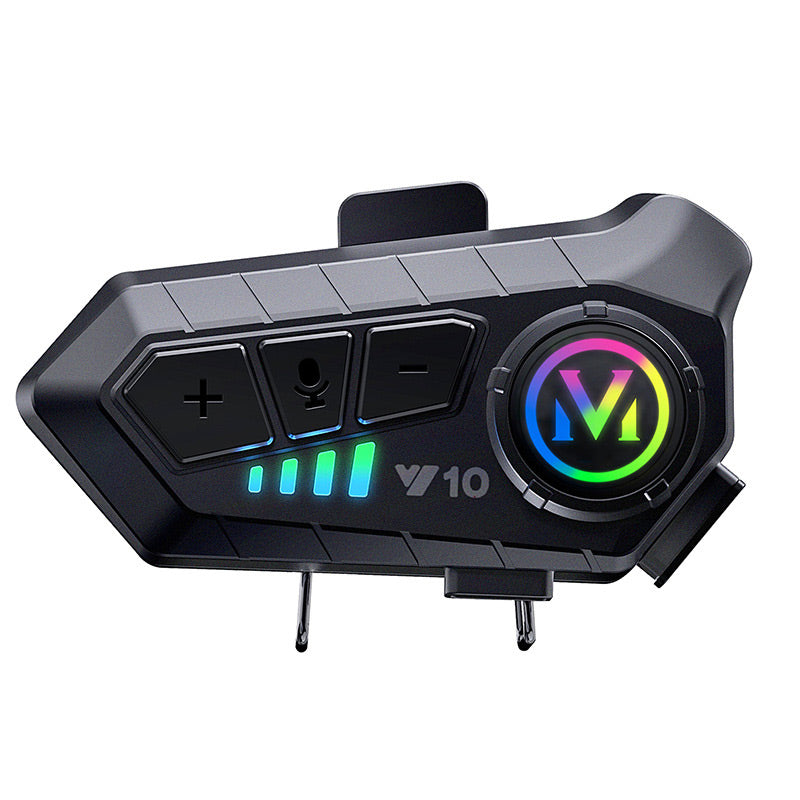 Motorrad-Bluetooth-Headset für Halbschalen- und Vollschalenhelme