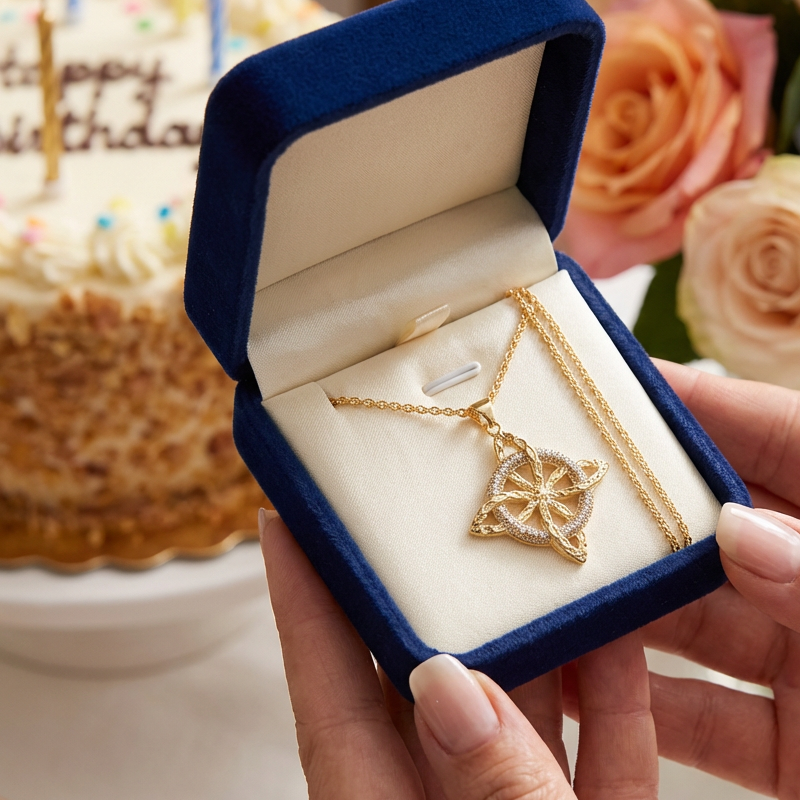 Unisex Witch Knot Pendant Necklace📿