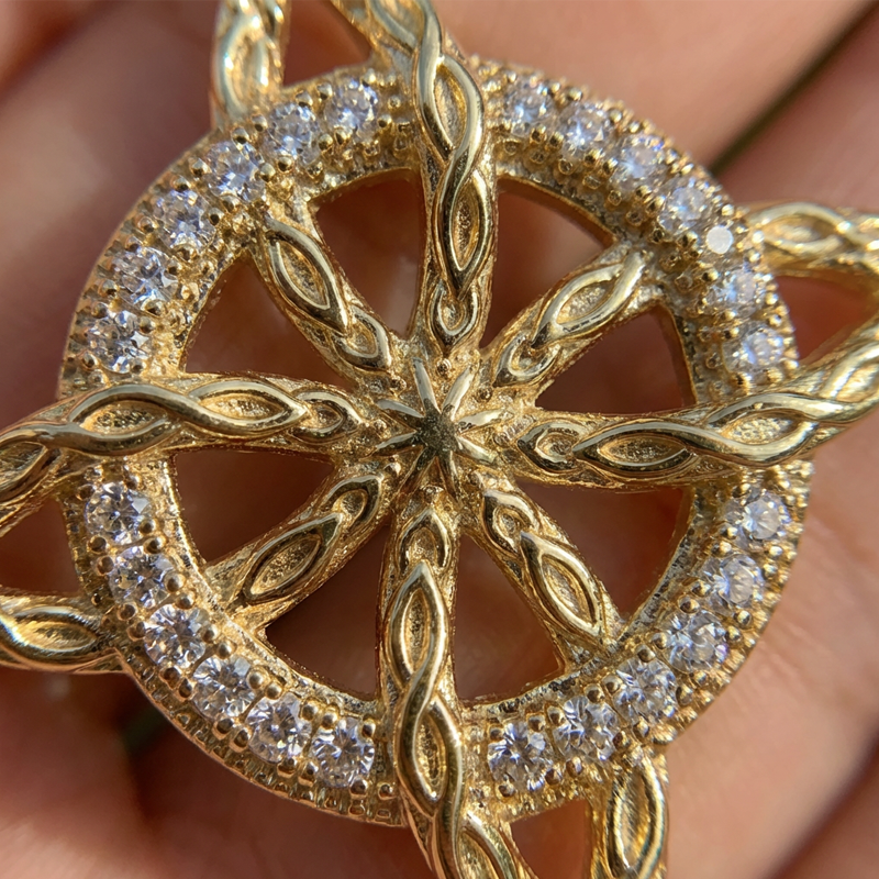 Unisex Witch Knot Pendant Necklace📿