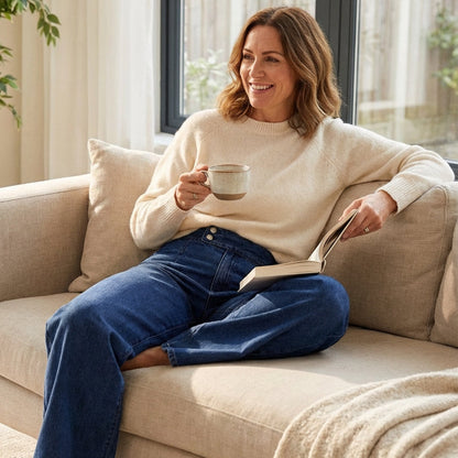 🌟 Weites Bein Jeans für Damen – Lässig und vielseitig kombinierbar