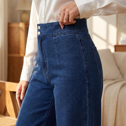 🌟 Weites Bein Jeans für Damen – Lässig und vielseitig kombinierbar