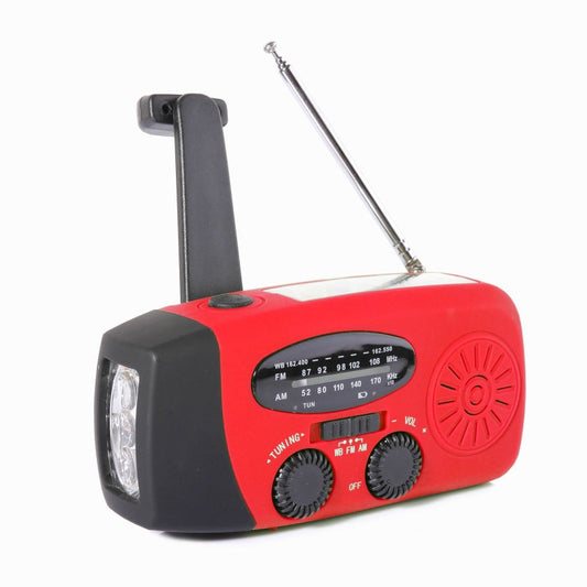 📻☀️ Notfallradio – Solar & Kurbelbetrieb, USB-Ladung, Wetteralarm & Robust für Outdoor/Krise 🔋