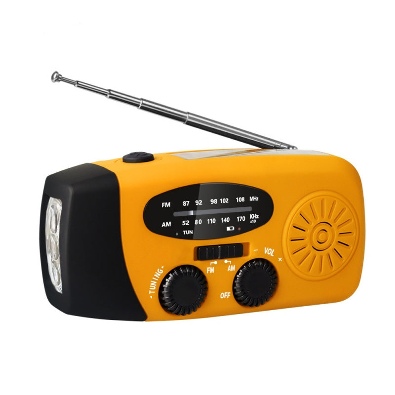 📻☀️ Notfallradio – Solar & Kurbelbetrieb, USB-Ladung, Wetteralarm & Robust für Outdoor/Krise 🔋