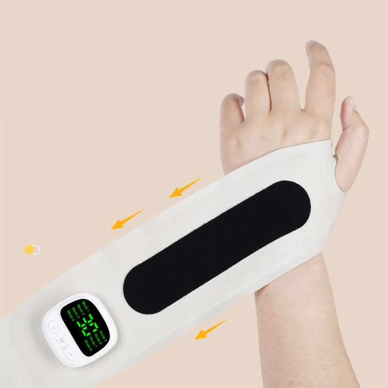 📢📢50 % Rabatt!! 🔥🎁 Praktisches Handgelenk-Massagegerät | Leicht tragbar, atmungsaktiv, 8 Massageprogramme – Löst Handgelenkschmerzen zu Hause & Büro-Gcom