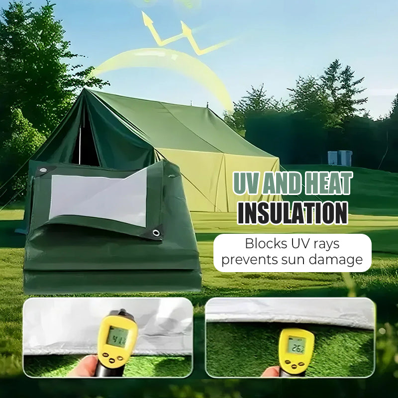 ⛺ LIMITIERTES ANGEBOT 50% RABATT! ✨ Wasserdichte PE-Schutzplane – Wetterfest, UV-beständig, Vielseitig 💧