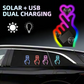 🌟Solarbetriebene LED-Autoleuchte in Form eines Herzens für den Finger💖