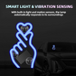 🌟Solarbetriebene LED-Autoleuchte in Form eines Herzens für den Finger💖