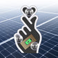 🌟Solarbetriebene LED-Autoleuchte in Form eines Herzens für den Finger💖