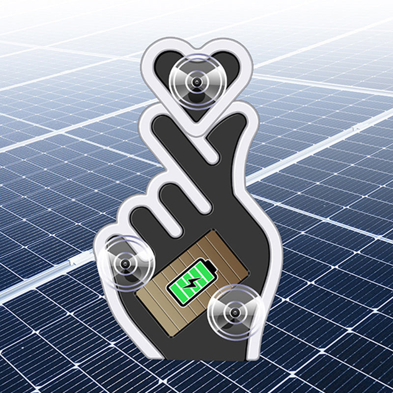 🌟Solarbetriebene LED-Autoleuchte in Form eines Herzens für den Finger💖