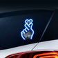 🌟Solarbetriebene LED-Autoleuchte in Form eines Herzens für den Finger💖