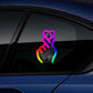 🌟Solarbetriebene LED-Autoleuchte in Form eines Herzens für den Finger💖