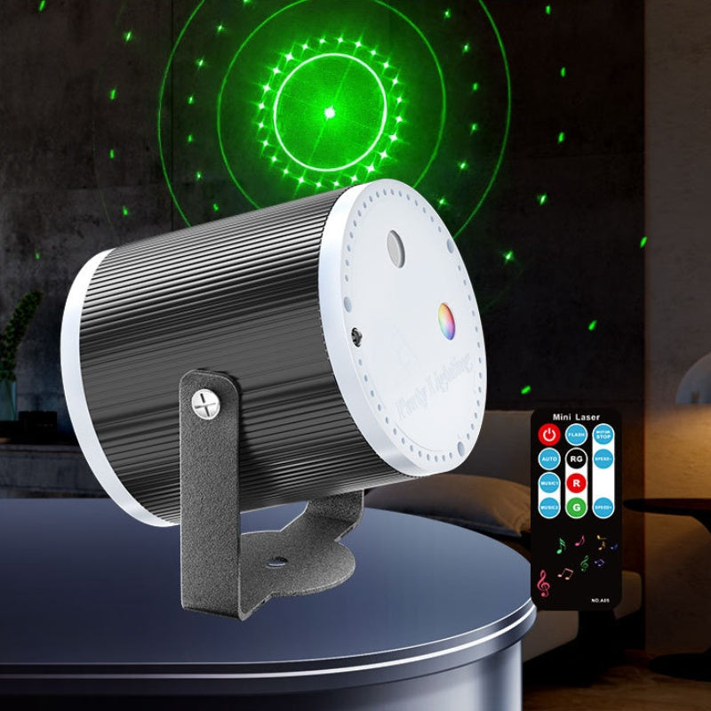 DJ Laser-Partylampe mit 7 Lichtmodi und Fernbedienung