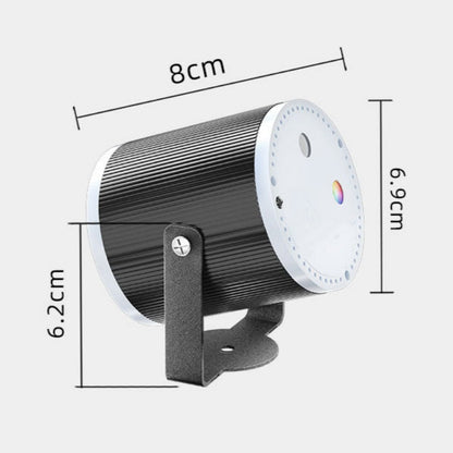 DJ Laser-Partylampe mit 7 Lichtmodi und Fernbedienung