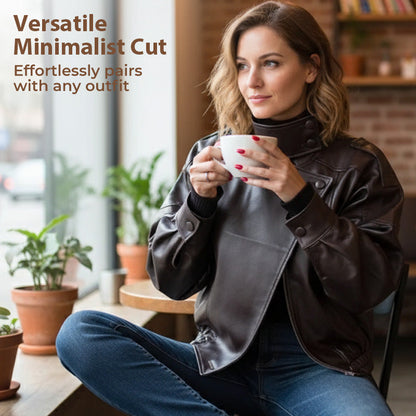 Coole Bikerjacke aus Kunstleder🧥