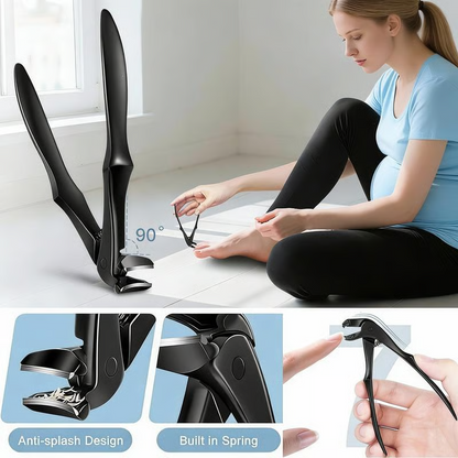 Perfekt geschwungenes Design | Nagelknipser aus Edelstahl | Müheloser Griff für Senioren ✨