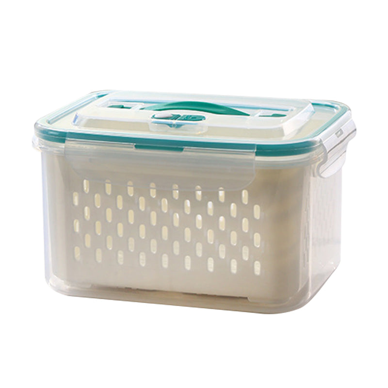 🥗 56% RABATT! 🧊 5er-Pack Kühlschrank-Organizer – Stapelbare Obstbehälter mit Herausnehmbarem Sieb, BPA-frei & Ideal Für Salat, Beeren & Gemüse 🥦