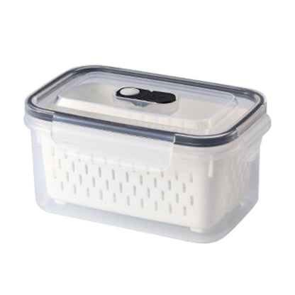 🥗 56% RABATT! 🧊 5er-Pack Kühlschrank-Organizer – Stapelbare Obstbehälter mit Herausnehmbarem Sieb, BPA-frei & Ideal Für Salat, Beeren & Gemüse 🥦