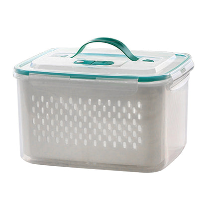 🥗 56% RABATT! 🧊 5er-Pack Kühlschrank-Organizer – Stapelbare Obstbehälter mit Herausnehmbarem Sieb, BPA-frei & Ideal Für Salat, Beeren & Gemüse 🥦