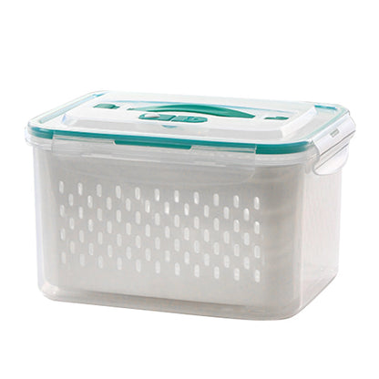 🥗 56% RABATT! 🧊 5er-Pack Kühlschrank-Organizer – Stapelbare Obstbehälter mit Herausnehmbarem Sieb, BPA-frei & Ideal Für Salat, Beeren & Gemüse 🥦