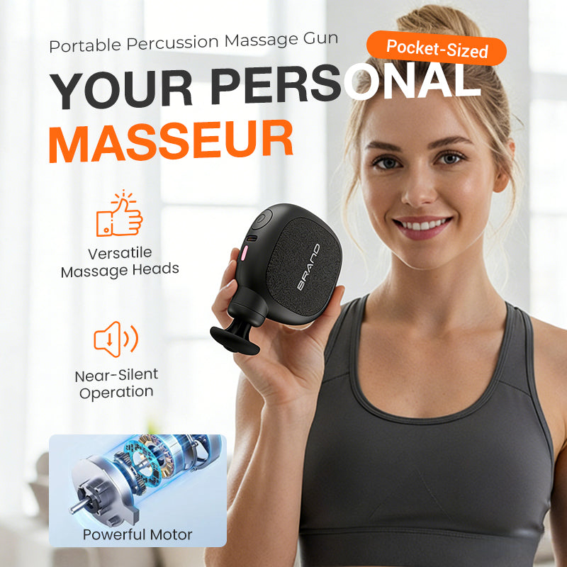 🏠 Tragbare Percussion-Massagepistole – Ideal für Entspannung zu Hause und unterwegs