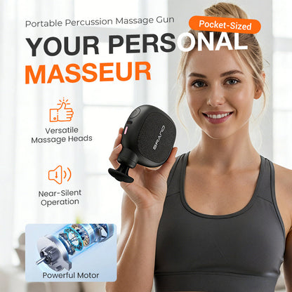 🏠 Tragbare Percussion-Massagepistole – Ideal für Entspannung zu Hause und unterwegs