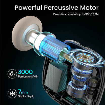 🏠 Tragbare Percussion-Massagepistole – Ideal für Entspannung zu Hause und unterwegs