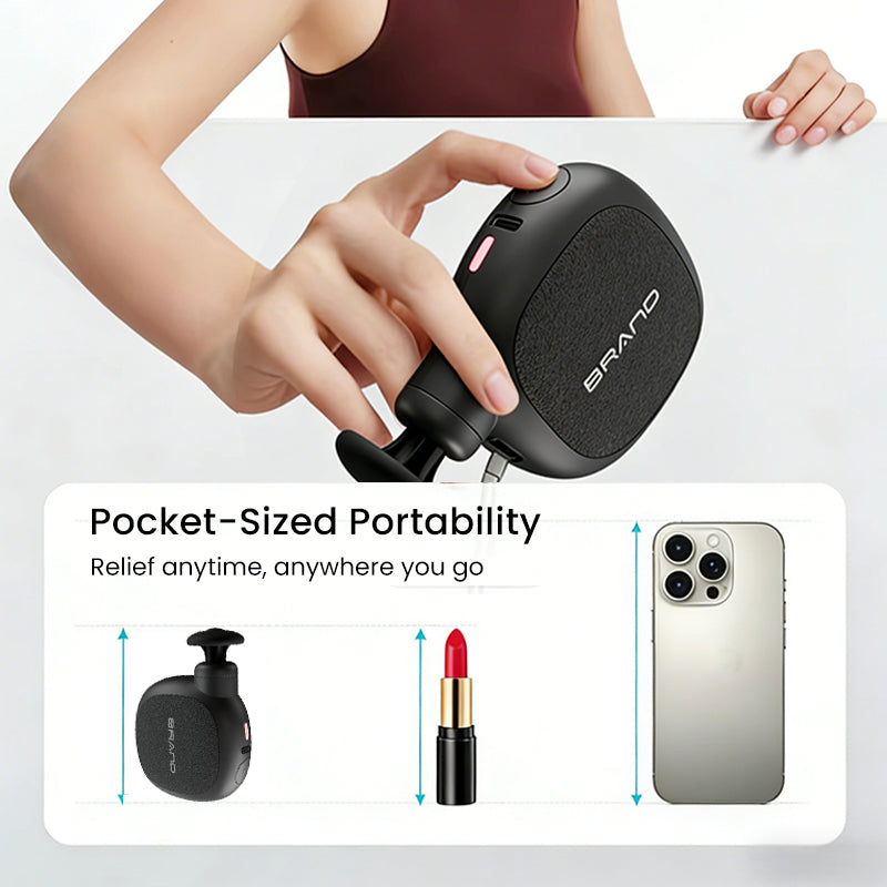 🏠 Tragbare Percussion-Massagepistole – Ideal für Entspannung zu Hause und unterwegs