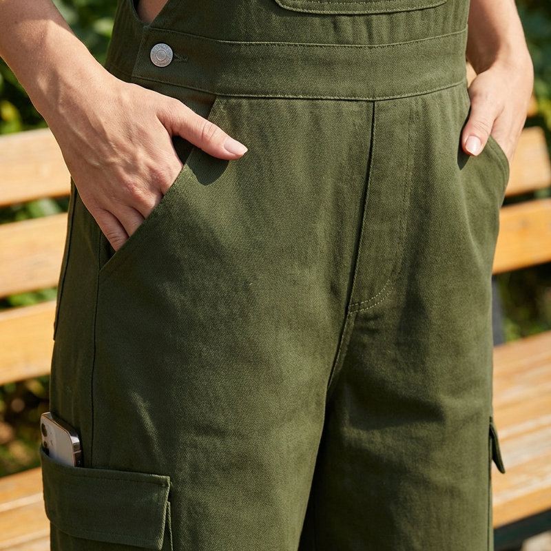 👖 Damen Retro-Cargo-Overalls – Mit praktischen Taschen für den Alltag