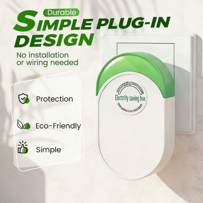 🔌🏠 Stromsparer & Spannungsstabilisator – Reduziert den Energieverbrauch, Schützt Geräte & Einfache Installation ⚡