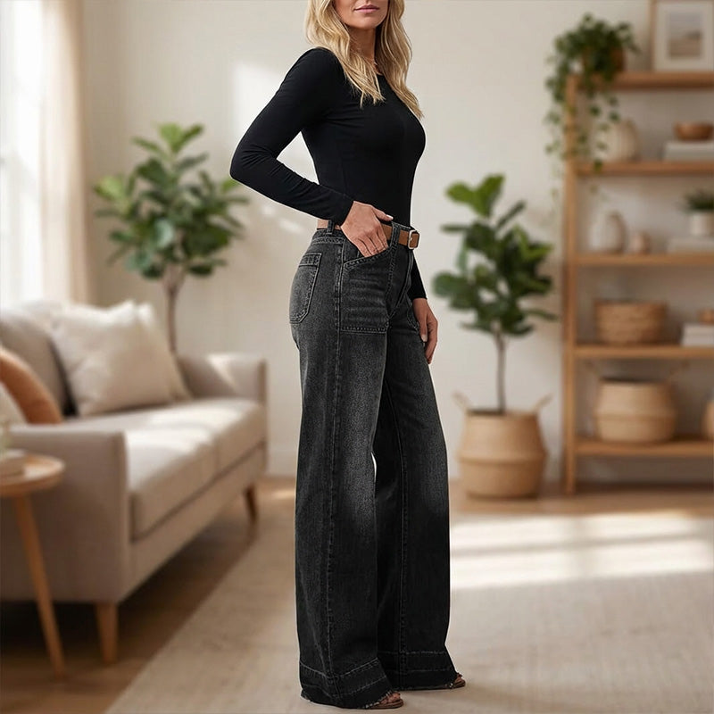 👖Retro-Jeans für Damen mit Taschen🧡