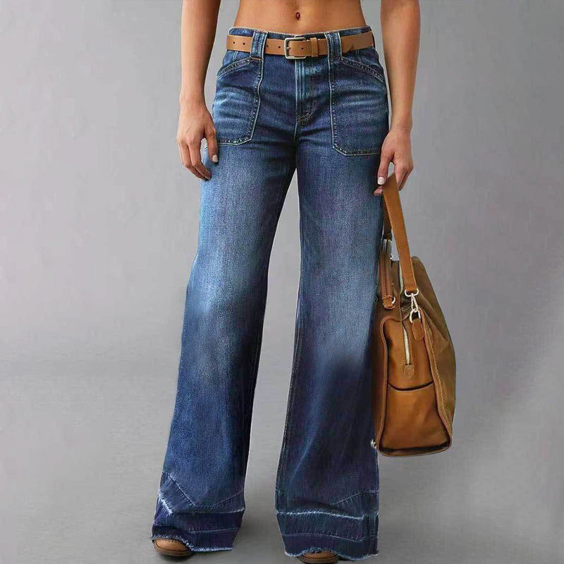 👖Retro-Jeans für Damen mit Taschen🧡