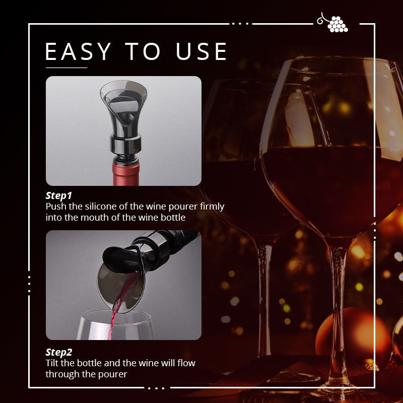 🍷 kauf 1 bekomm 1 gratis! 🧪 2-in-1-Weinverschluss – Vakuumpumpe & Versiegler, bewahrt Frische & Aroma ✨