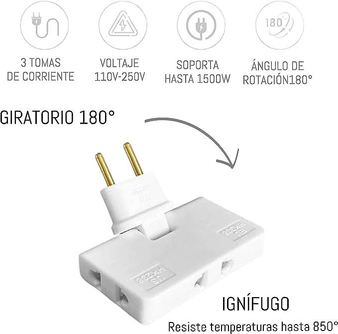 🔌 KAUFE 1, ERHALTE 1 GRATIS! 🔌 180° Drehbare 3-fach Flachwandsteckdose – Platzsparend, Überlastschutz & Einfache Installation 💡