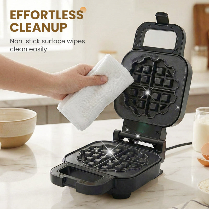 ✨🍴800W Elektro-Waffeleisen mit Antihaftbeschichtung