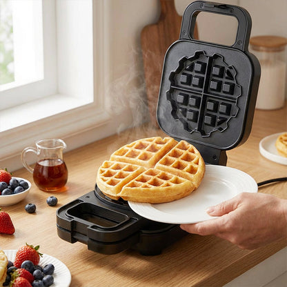 ✨🍴800W Elektro-Waffeleisen mit Antihaftbeschichtung