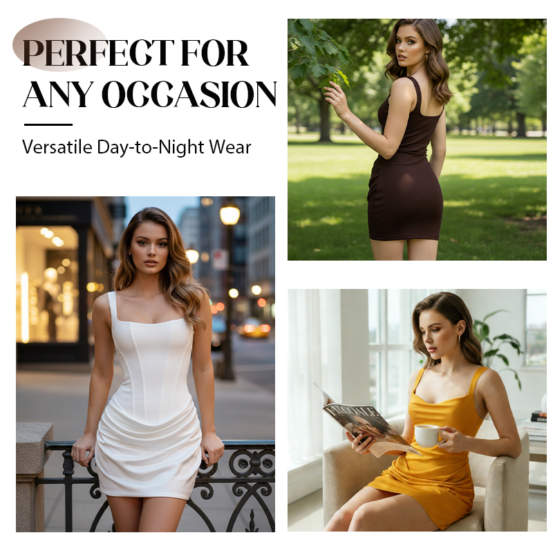 Damen Sleeveless Sexy Midi-Kleid