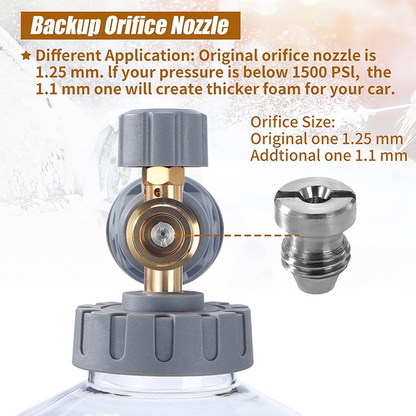 📢💦 Hochdruck-Schaumpistole für die Autowäsche - Entfernt schonend hartnäckigen Schmutz & schützt den Lack | PROFESSIONELLE AUTOWASCHE ZU HAUSE🚗